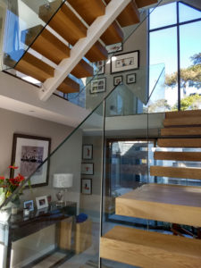 Modern staircase designed by John Morris Architects